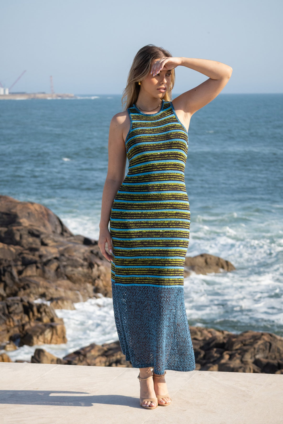 VESTIDO DE MALHA LISTRADO SCOTCH &amp; SODA