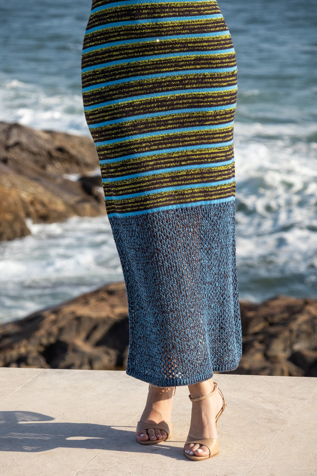 VESTIDO DE MALHA LISTRADO SCOTCH &amp; SODA