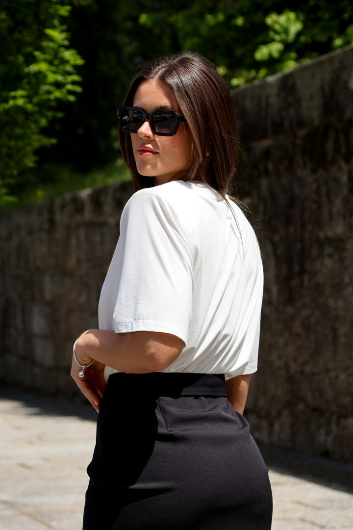 VESTIDO BICOLOR GAELLE PARIS