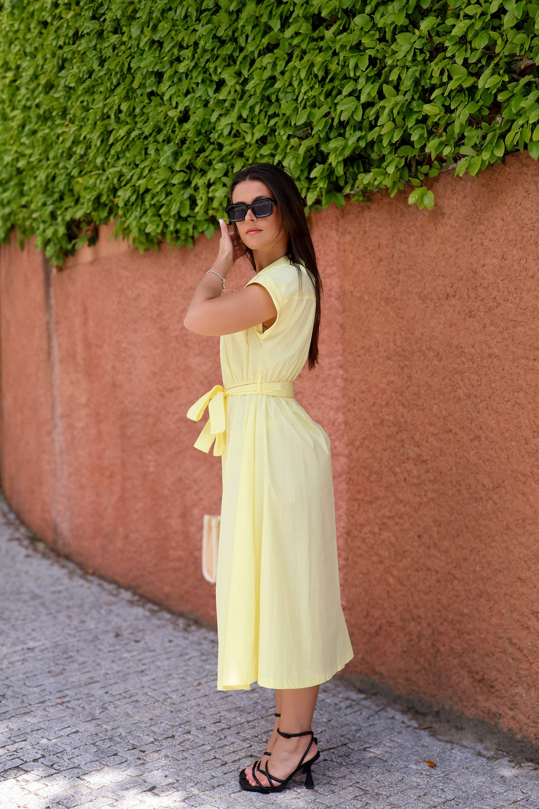 VESTIDO CAMISIERO AMARELO RINASCIMENTO