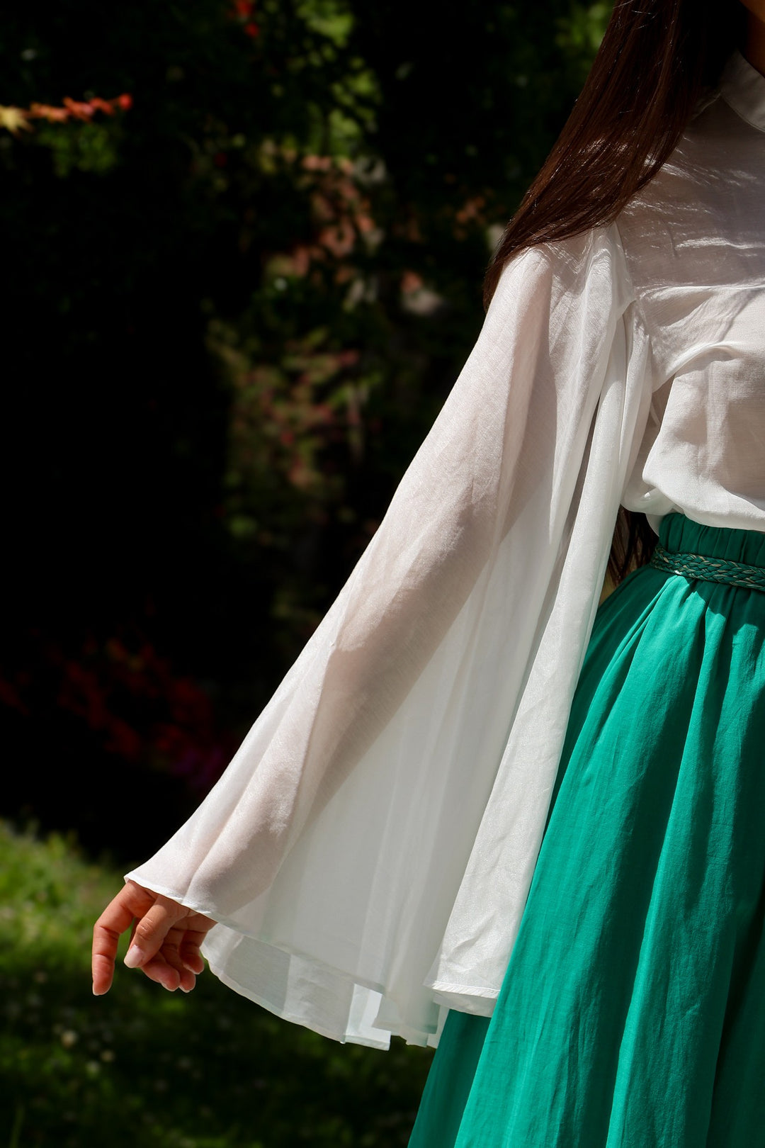 CAMISA BRANCA MANGA LARGA SEMICOUTURE