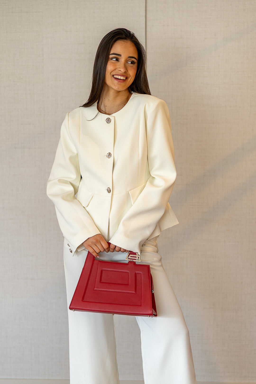 CONJUNTO CASACO E PANTALONA PONTO CHIC