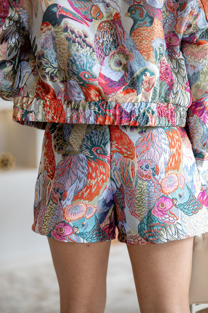 CALÇÃO ESTAMPADO JACQUARD PONTO CHIC