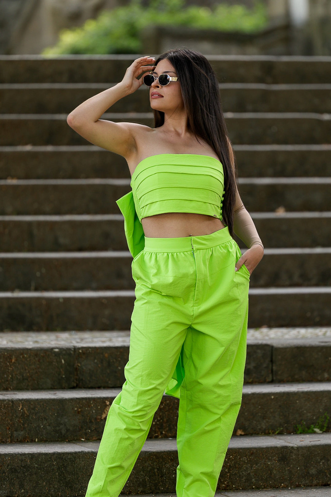 CALÇA VERDE LIMÃO LANÇA PERFUME