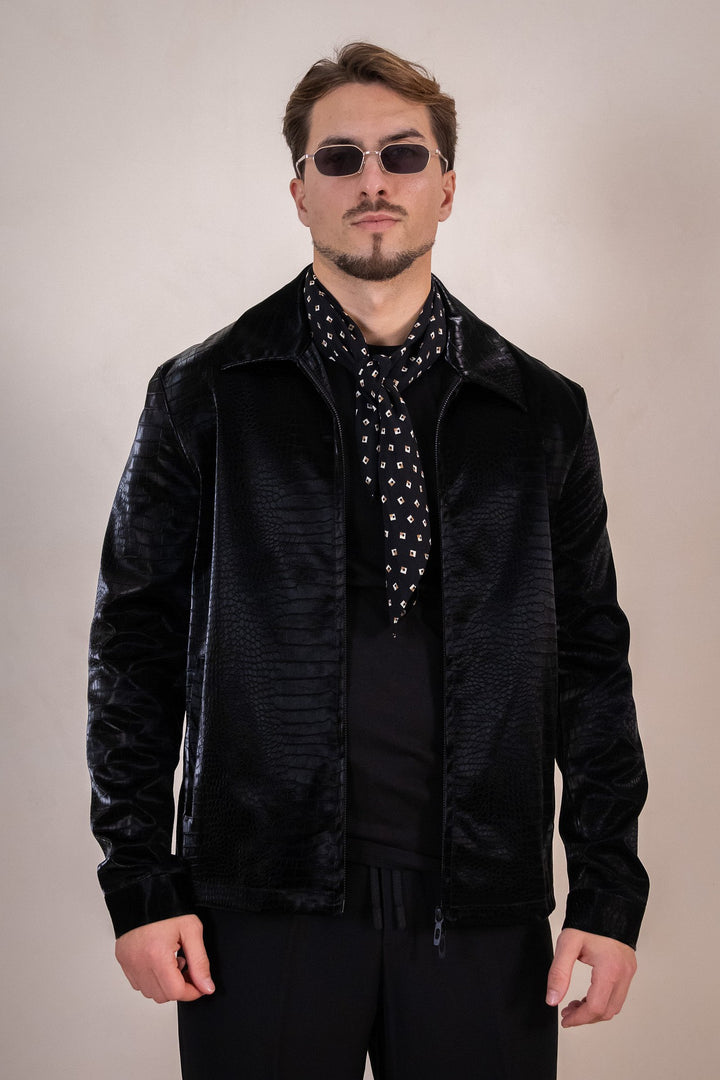 CASACO PRETO TEXTURIZADO ANTONY MORATO