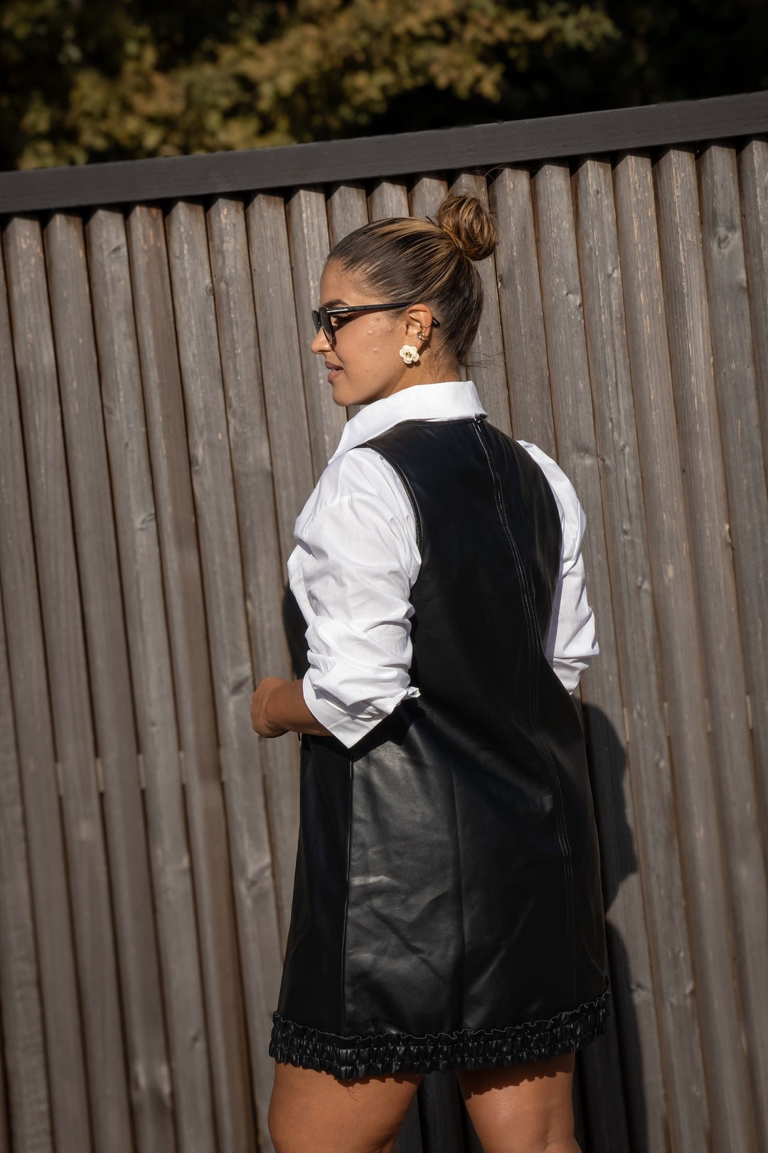VESTIDO PRETO POLIPELE PONTO CHIC