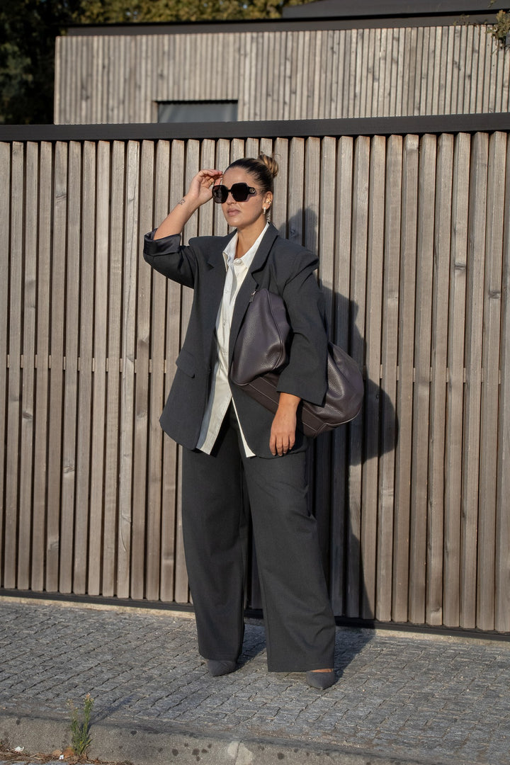 BLAZER CINZENTO COM CAMISA INCORPORADA ELEH