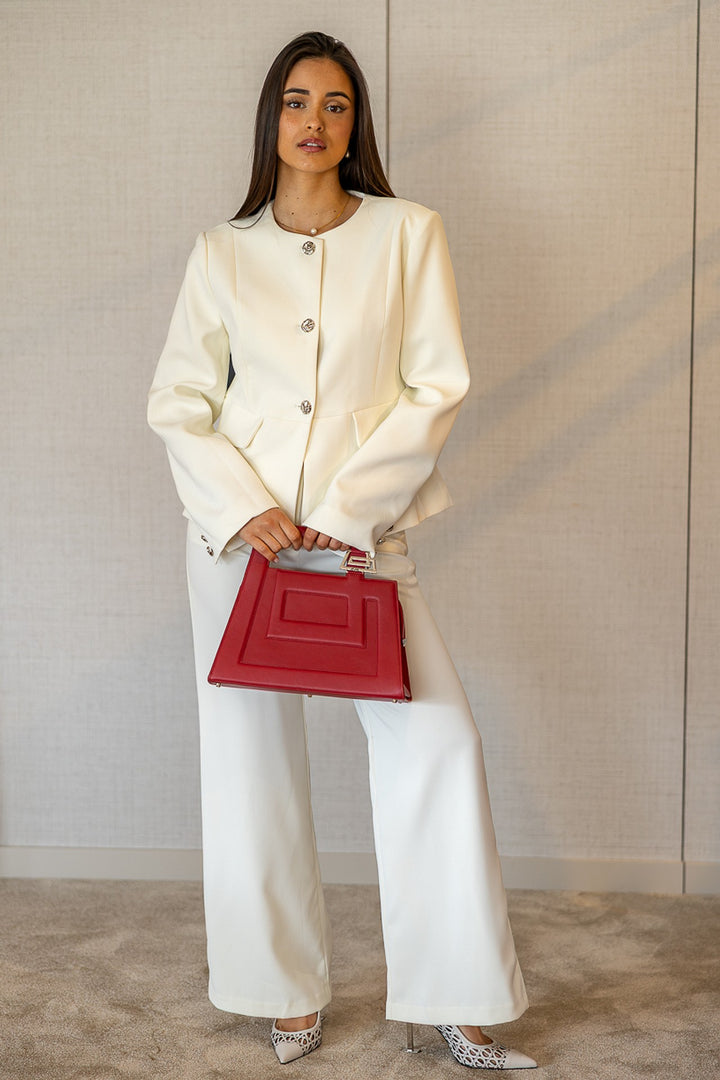 CONJUNTO CASACO E PANTALONA PONTO CHIC