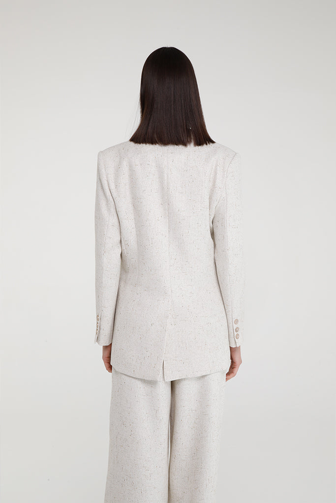 BLAZER BEGE OVERSIZED ESTRUTURADO GOA GOA