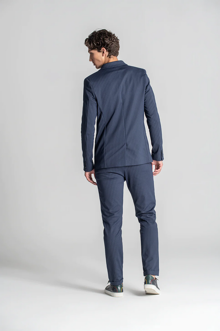 BLAZER HAMILTON AZUL ÀS RISCAS JEF