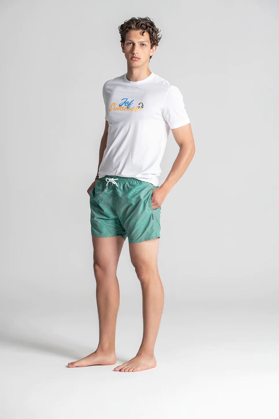 T-SHIRT BRANCA HORACIO JEF