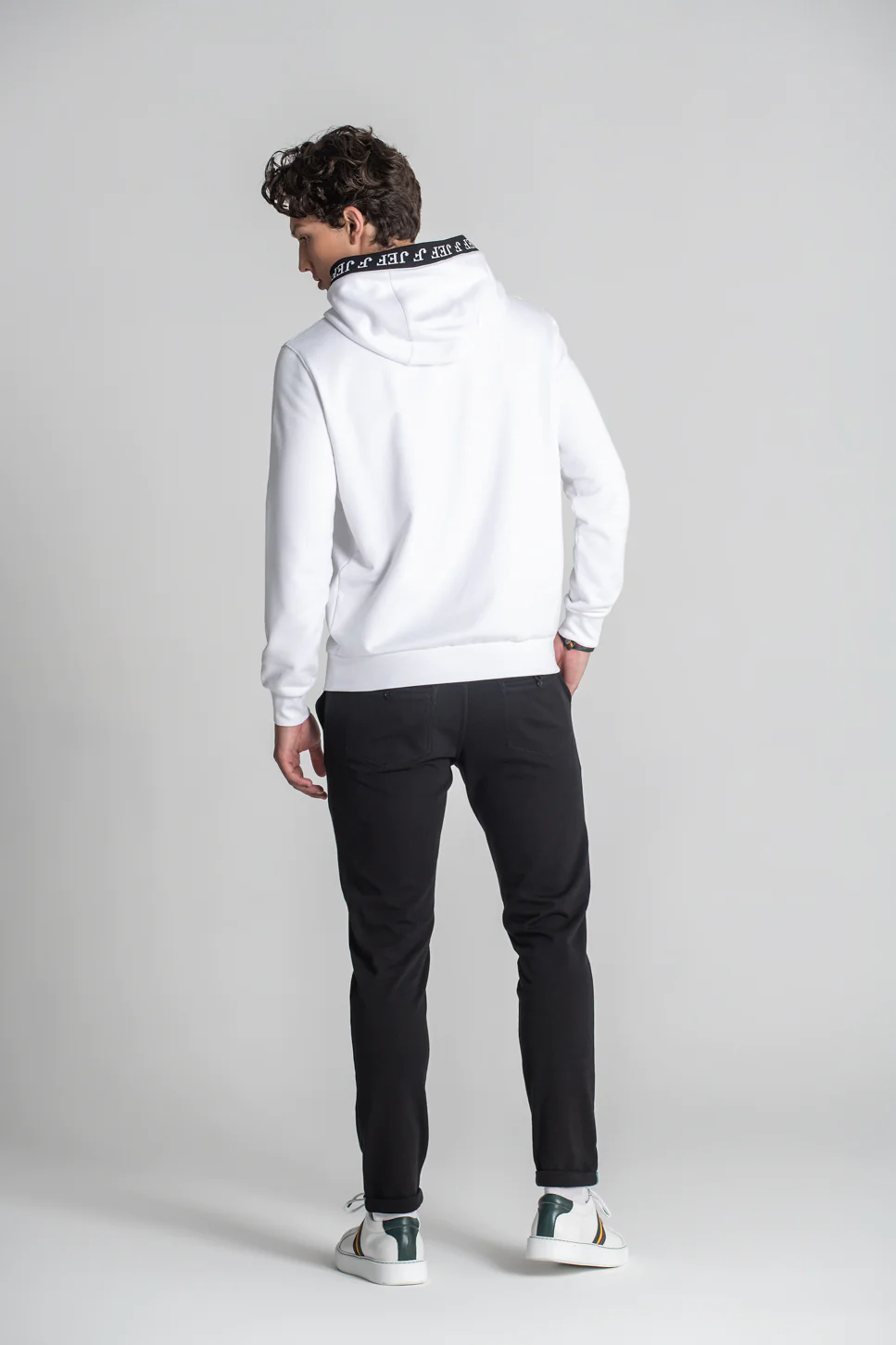 HOODIE BRANCO HUGO JEF