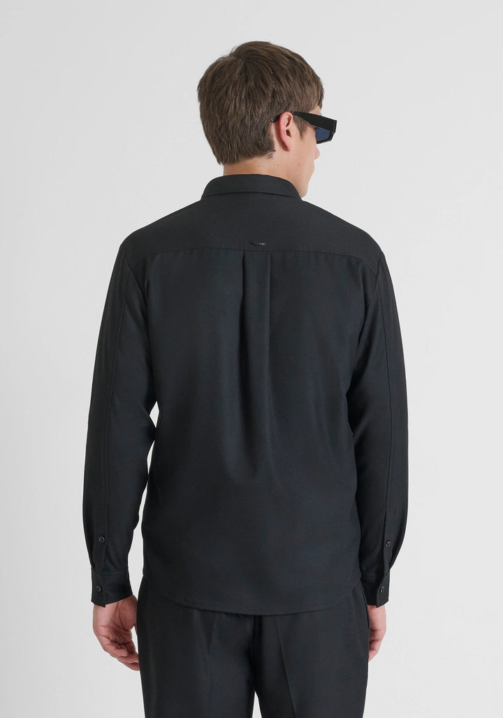 CAMISA RELAXED FIT PRETA  ANTONY MORATO
