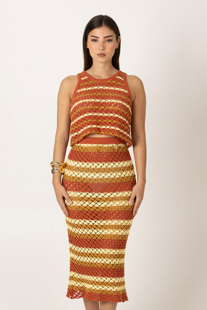 TOP DE MALHA MULTICLOR SAHOCO