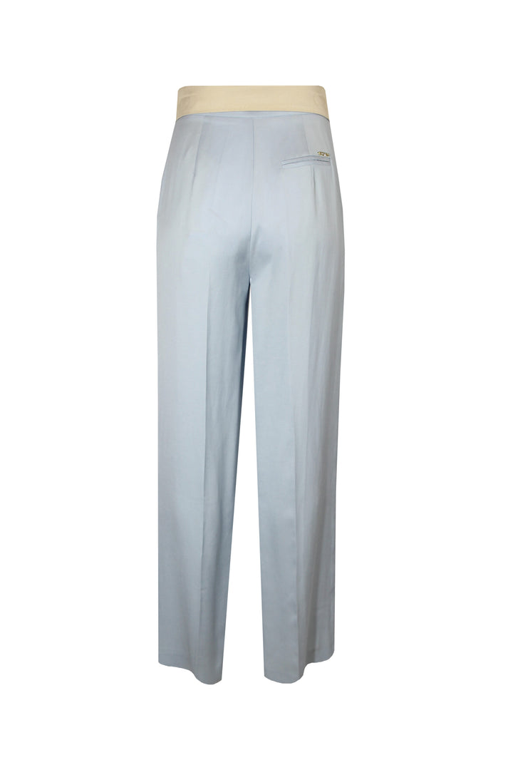 CALÇA AZUL CINTURA VIRADA SAHOCO