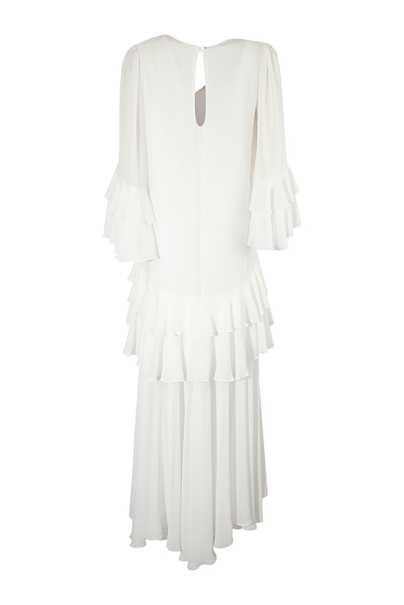 VESTIDO BRANCO ASSIMÉTRICO SAHOCO