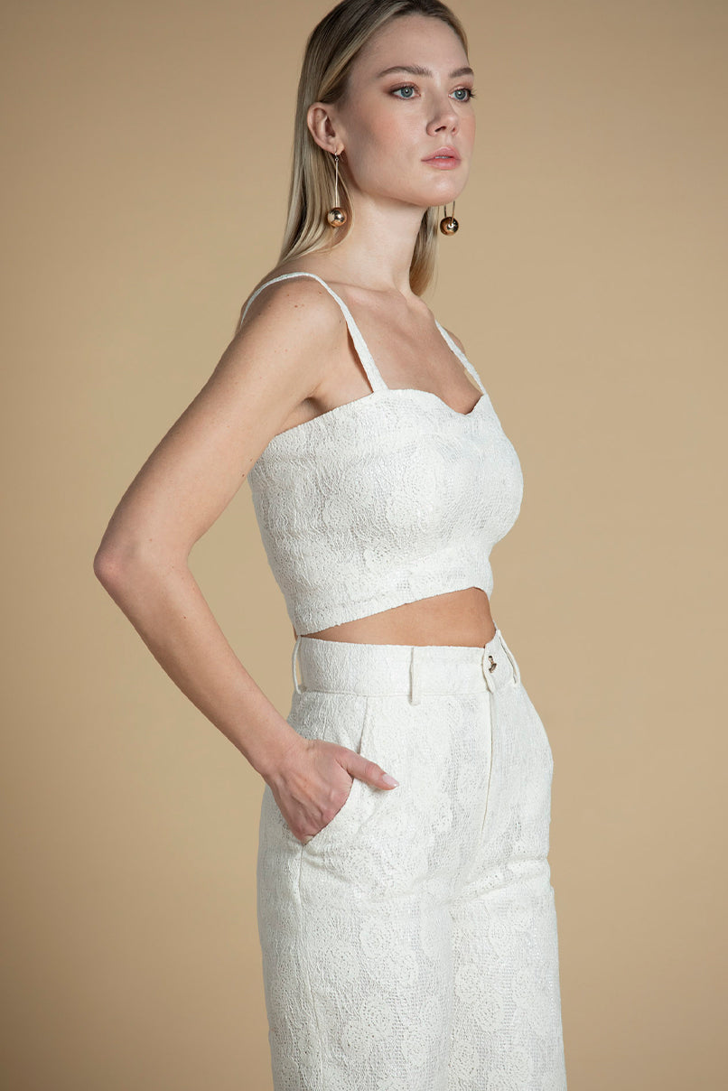 TOP DE RENDA BRANCO SAHOCO