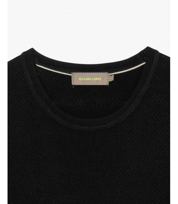 T-SHIRT PRETA GIANNI LUPO