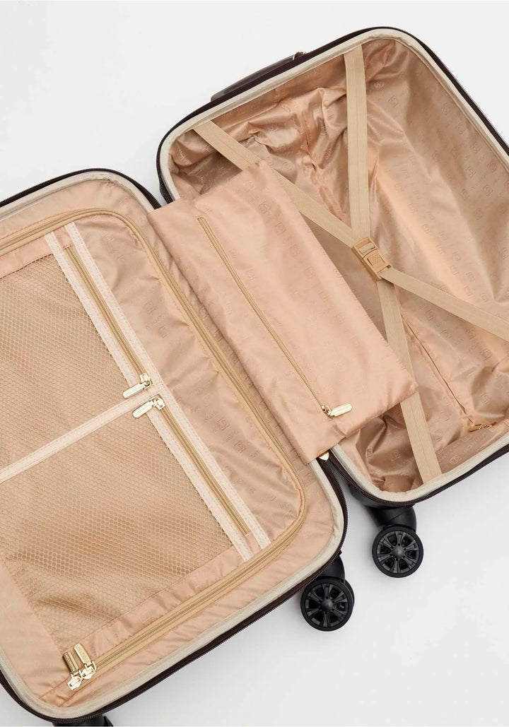 MALA DE VIAGEM CABINE MONOGRAMA CASTANHO LANÇA PERFUME