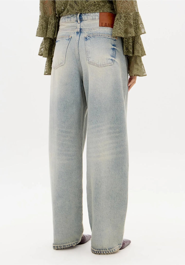 CALÇA JEANS BAGGY AZUL CLARO LANÇA PERFUME