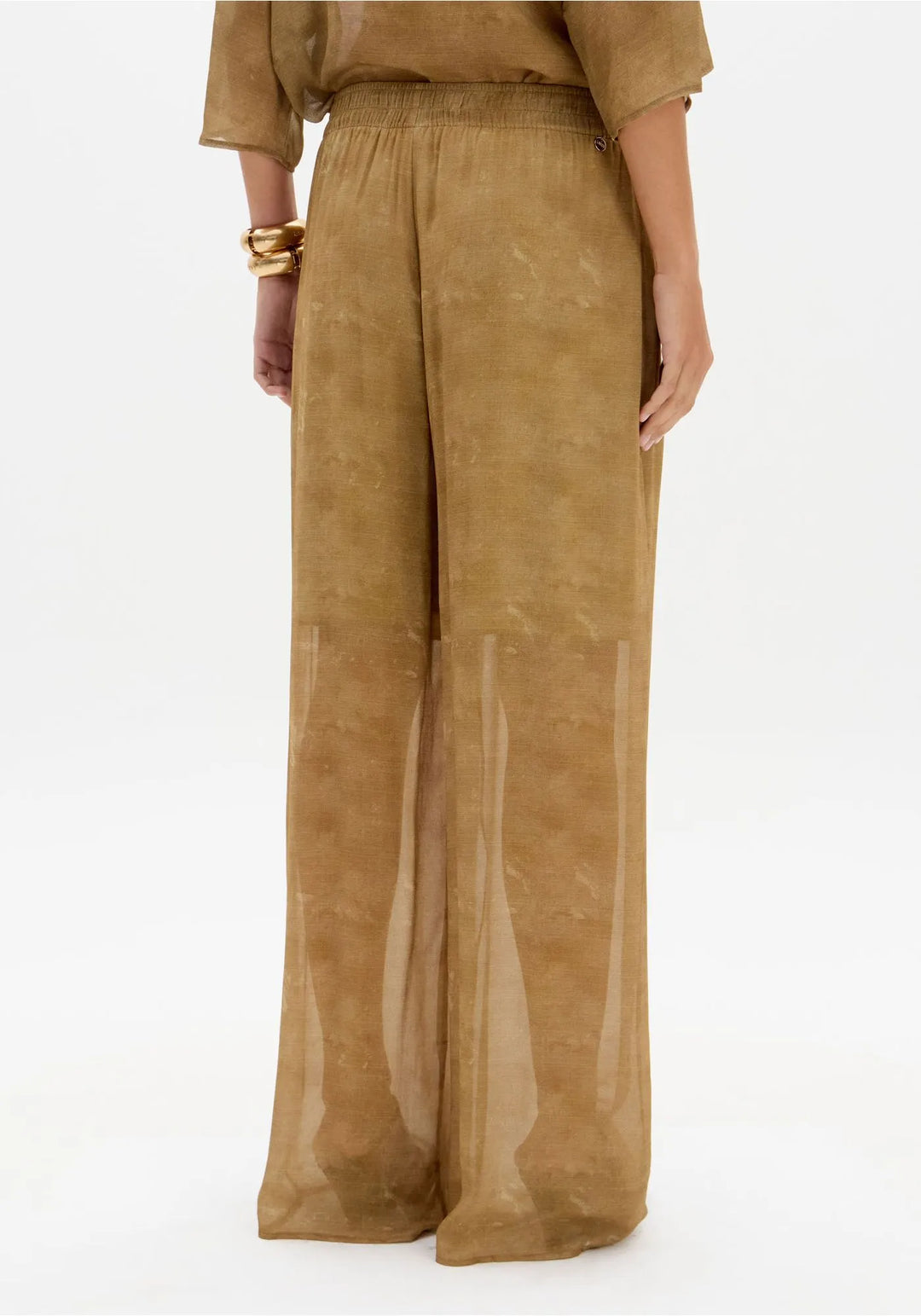 CALÇA COMPRIDA EM CHIFFON LANÇA PERFUME