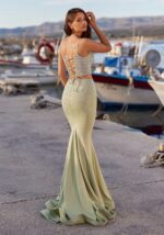 CONJUNTO VERDE COM STRASS SAIA E TOP PONTO CHIC - Image 3