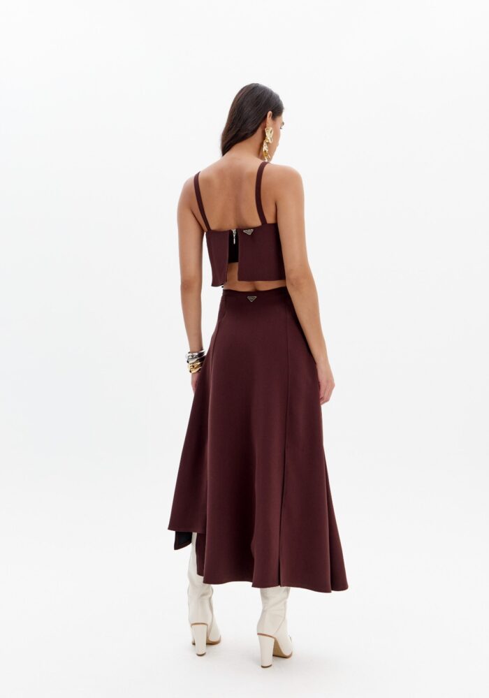 TOP CASTANHO COM FIVELA NA ALÇA LANÇA PERFUME - Imagen 4