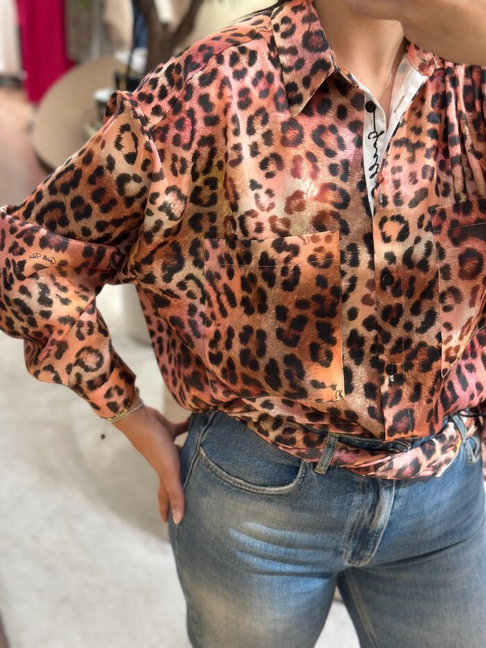 CAMISA ANIMAL PRINT GAELLE PARIS - Image 4