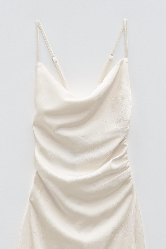 VESTIDO MIDI FLUÍDO CREME ELEH - Image 2