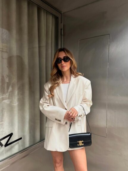 BLAZER OVERSIZE CREME DE ALFAIATARIA ELEH