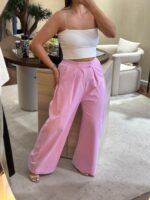 PANTALONA ROSA DE ALFAIATARIA GAELLE PARIS - Image 3