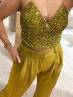 PANTALONA VERDE OLIVIA ANIYE BY - Image 4