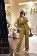 PANTALONA VERDE OLIVIA ANIYE BY