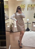 VESTIDO ROSA PELE LAVRADA MISS YOU