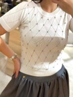 CAMISOLA PERFURADA COM DIAMANTES NO SECRETS - Image 3