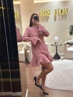 VESTIDO ROSA COM FOLHO MISS YOU - Image 2