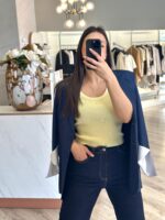 TOP AMARELO CANELADO PONTO CHIC
