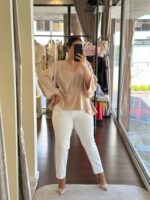 BLUSA ROSA MANGA MORCEGO MISS YOU