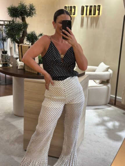 CALÇA  ESTAMPADA SIMONA CORSELLINI