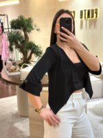 CASACO CURTO FLUIDO SILVINA CAMPOS - Image 3