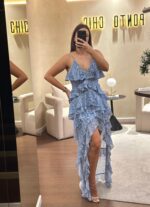 VESTIDO COMPRIDO ESTAMPADO FOLHOS NO SECRETS - Image 2