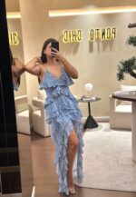 VESTIDO COMPRIDO ESTAMPADO FOLHOS NO SECRETS - Image 3