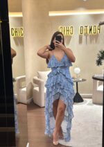 VESTIDO COMPRIDO ESTAMPADO FOLHOS NO SECRETS