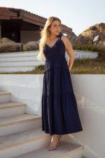 VESTIDO QUADROS AZUIS ICE PLAY