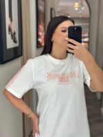 VESTIDO BRANCO COM ESTAMPADO ROSA LANÇA PERFUME - Imagen 2
