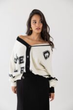 CARDIGAN COM LOGOTIPO GAELLE PARIS - Imagen 3