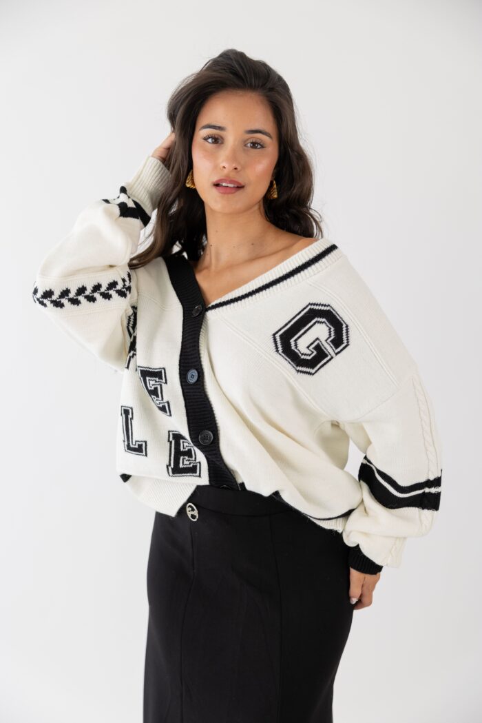 CARDIGAN COM LOGOTIPO GAELLE PARIS - Image 4