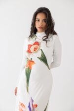VESTIDO JUSTO COM ESTAMPADO LANÇA PERFUME - Image 2