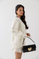 PULLOVER BRANCO COM TRANÇAS GAELLE PARIS - Image 4