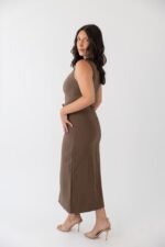 VESTIDO CASTANHO COM FIVELA PONTO CHIC - Image 5